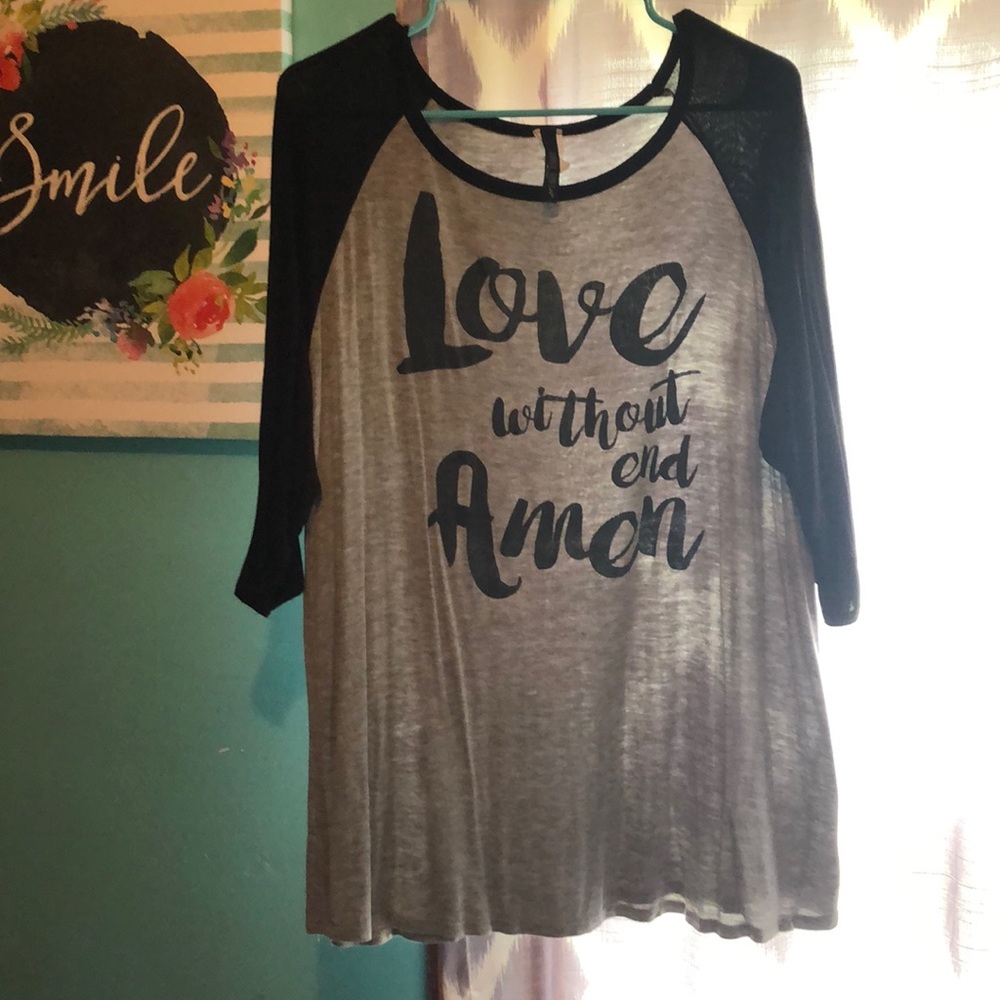 Printed Baseball Tee